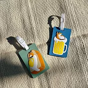 【Hello Studio 你好工作室】狐吉啤酒｜行李吊牌