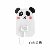 【Cap】可愛動物U型掛勾 白色熊貓