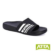 ATTA流線均壓室外拖鞋 JP29 黑白