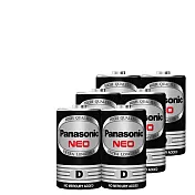 Panasonic 國際牌 NEO 黑色錳乾電池 碳鋅電池(1號6入)