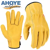【Ahoye】全防護牛皮工作防護手套 (一雙)
