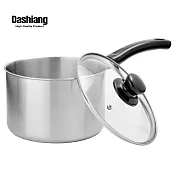 【Dashiang 大相】304不鏽鋼小高鍋18cm-單把湯鍋
