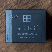 日本【HIBI香氛火柴】Deep系列(30根/盒，含專用燃燒墊) 橡木苔