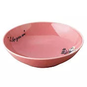 【日本YAMAKA】史努比粉彩陶瓷圓型深盤17cm ‧ 粉紅