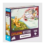 【GoKids】爆炸貓1000片拼圖: 貓的創世紀 英文版 Exploding Kittens 1000 Piece Puzzle The Creation Of Cat
