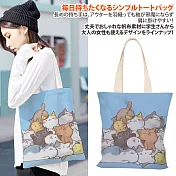 【Sayaka紗彌佳】日系創意手繪插畫風格系列肩背帆布包 喵星宇宙款