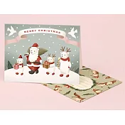 【 Clap Clap 】POLAR BEAR FAMILY CARD 聖誕卡片