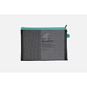 Papier Tigre / 網格收納袋L- 幻黑