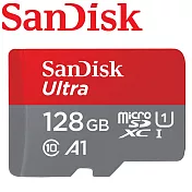 代理商公司貨 SanDisk 128GB 140MB/s Ultra microSDXC U1 A1 記憶卡