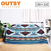 OUTSY民族風露營居家雙面針織蓋毯沙發毯 150×210cm(L) 女神貝加爾