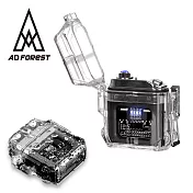 【Ad-Forest】野外求生必備 機械結構電弧脈衝打火機/打火機/生火/戶外/野炊/露營(三色任選) 黑色