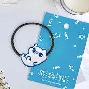 JzFun / 爽爽貓 刺繡造型髮圈(躺躺)