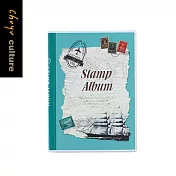 珠友 B6/32K收藏集郵冊/郵票收集/定頁收集冊/郵票珍藏冊-8張 04航海青