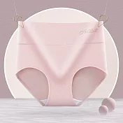 【唯蜜色】高腰大碼純棉收腹提臂透氣抗菌女內褲- 粉色