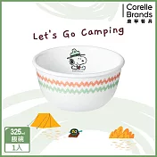 【美國康寧 CORELLE】SNOOPY 露營趣 325ml中式飯碗