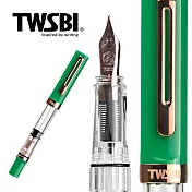 三文堂 TWSBI 鋼筆 /  ECO T 綠翡翠玫金禮盒 / F (含18ml午夜藍墨水)