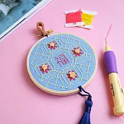 【俄羅斯刺繡】春聯東方豐掛飾 -新手材料包 【福】字款