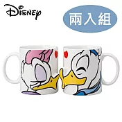 【日本正版授權】兩入組 唐老鴨黛西 馬克杯 280ml 對杯組/咖啡杯 Donald Duck/Daisy