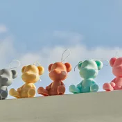 【韓國play with scent】小熊香氛蠟燭 ‧ 米(櫻花&白麝香)