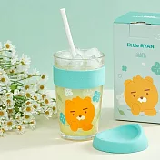 【韓國Keshop】Kakao Friends 附蓋式玻璃隨行杯400ml · Ryan