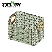 【OMORY】輕奢鑽石紋收納盒大款 墨綠