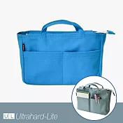 Ultrahard 多隔層萬用帆布內袋/包中包 孔雀藍