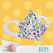 YSH益勝軒 幼幼1-4歲 3D 醫療 立體口罩-台灣製 符合國家標準 彩虹泡泡(50入/盒)
