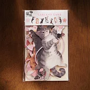【ACTIVE CORPORATION】彩條裝飾卡片 ‧ 貓部