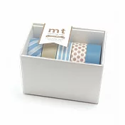 【日本mt和紙膠帶】Gift Box 5入組 ‧ 灰系