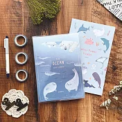 The Ocean 週計畫手帳套組v.2  [冰海藍]