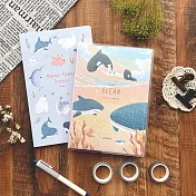 The Ocean 週計畫手帳套組v.2 [晨海粉]