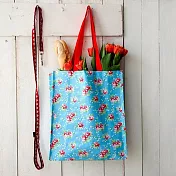 《Rex LONDON》環保購物袋(英國玫瑰) | 購物袋 環保袋 收納袋 手提袋