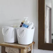 《八幡化成》棉繩收納籃 | 整理籃 置物籃 儲物箱 (薄荷綠XS)