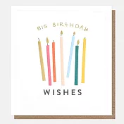 Caroline Gardner 英國進口生日賀卡 七根蠟燭