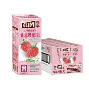【KLIM 克寧】草莓優酪乳198mlx24入 草莓優酪乳