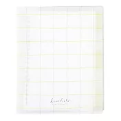 KOKUYO Line Field 20孔活頁本U罫40枚(A5)- 粉黃格子