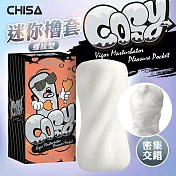 CHISA｜迷你攜帶型自慰套｜螺紋型 白