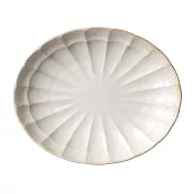 【Tojiki Tonya】美濃燒|Suzune 陶瓷淺盤16cm ‧ 香草白
