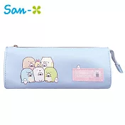 【日本正版授權】角落生物 歡迎來到食物王國系列 皮質 三角筆袋 鉛筆盒/筆袋 角落小夥伴