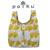 Polku -北歐極簡系列-可愛清新收納購物袋 鬱金香風物詩