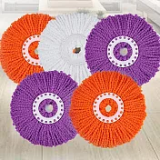 旋轉拖把替換布 通用拖布盤 拖把頭 超厚款150g 紫色