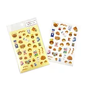 【日本FRONTIER】在地麵包系列 第2彈 透明貼紙 ‧ 麵包與牛奶