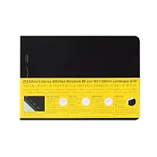 STALOGY 365days橫向筆記本B6- 方格黑