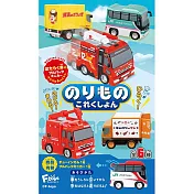 【日本正版授權】全套6款 車輛收藏集15 盒玩 迴力車/玩具車/JR巴士東北線/小卡車/消防車 F-toys