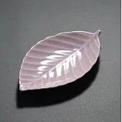 【co-bo-no】Pianta枝葉陶瓷餐盤14cm · 粉紫