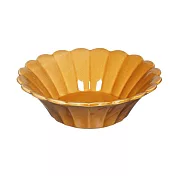 【co-bo-no】Solell花形陶瓷餐碗16cm ‧ 黃