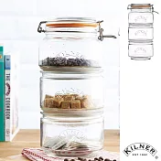 【KILNER】可堆疊式密封儲存罐3入套組