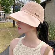 seoul show首爾秀 草線軟絲棒球帽漁夫帽防曬遮陽帽  粉色