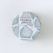 【日本Green Flash】墨水色彩系列 透明紙膠帶 ‧ 礦石