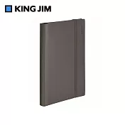 【KING JIM】精選色 Compack A4 可對摺資料夾 10頁 黑色